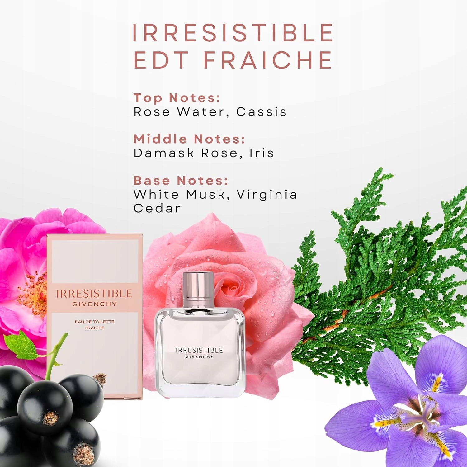 GIVENCHY IRRESISTIBLE EDT FRAICHE EAU DE TOILETTE MINIATURE 8 ml CARTON