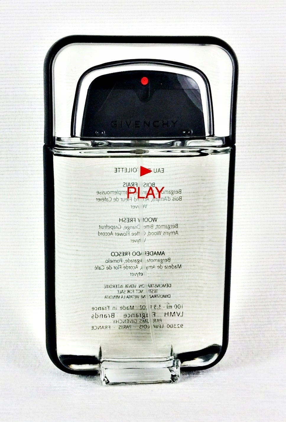 GIVENCHY PLAY 100 ML EAU DE TOILETTE UNIQUE Brand Givenchy