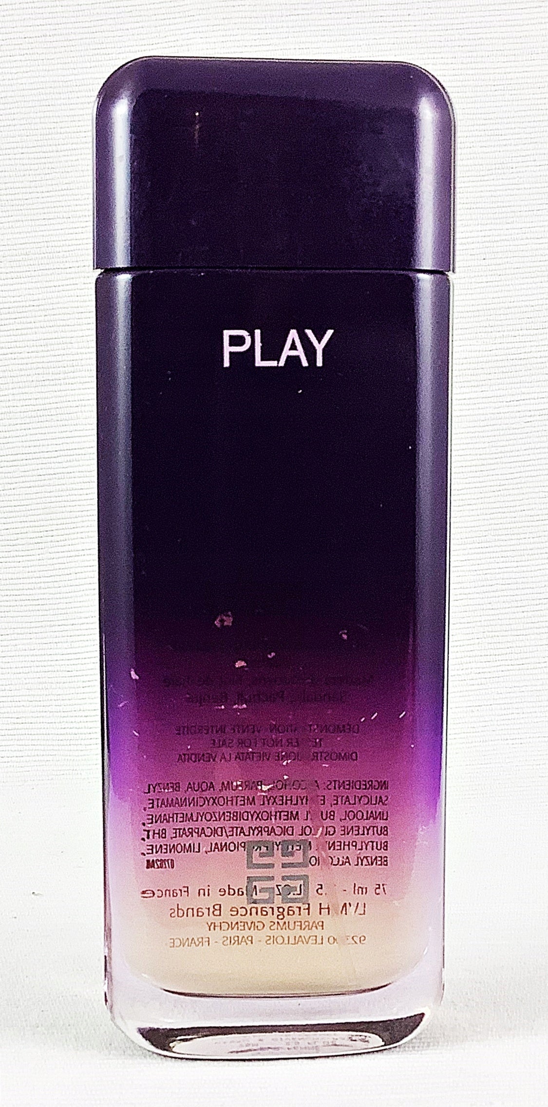 GIVENCHY PLAY INTENSE FOR HER 75 ML EAU DE PARFUM UNIQUE Manufacturer code 3700358002370