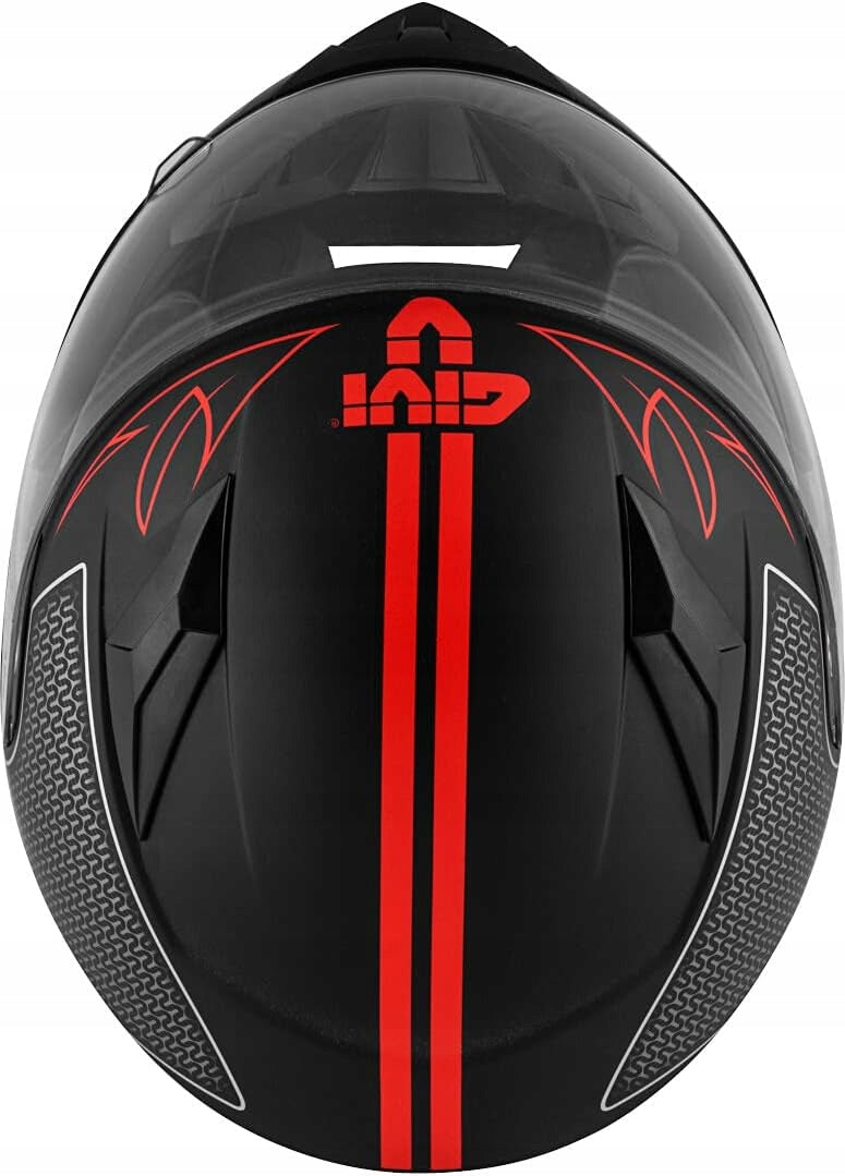 GIVI CHILDREN'S MOTORCYCLE HELMET INTEGRAL - BLACK WITH RED 50 / JS Manufacturer's catalog number GIHJ04FFYBR50