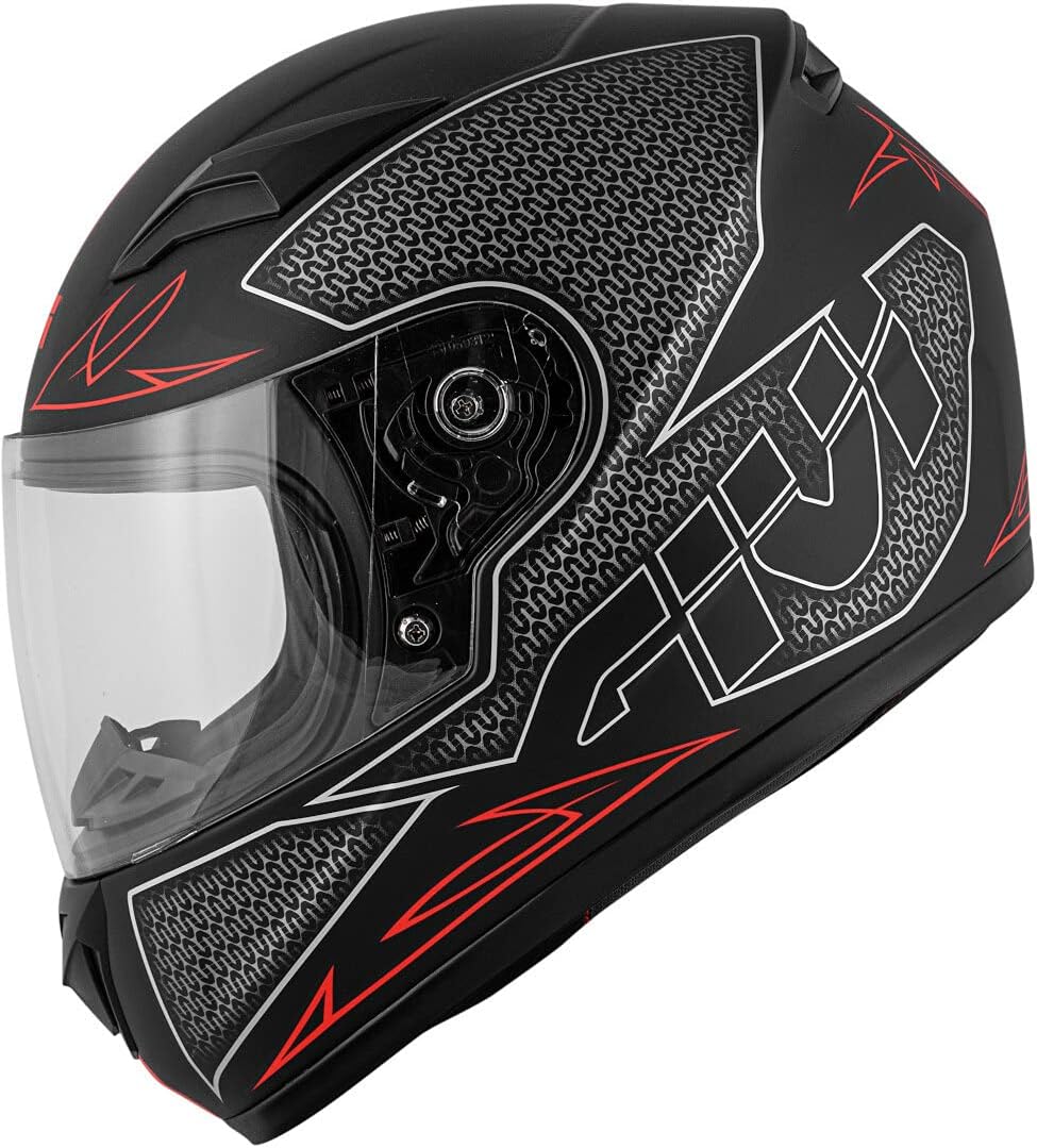 GIVI CHILDREN'S MOTORCYCLE HELMET INTEGRAL - BLACK WITH RED 50 / JS
