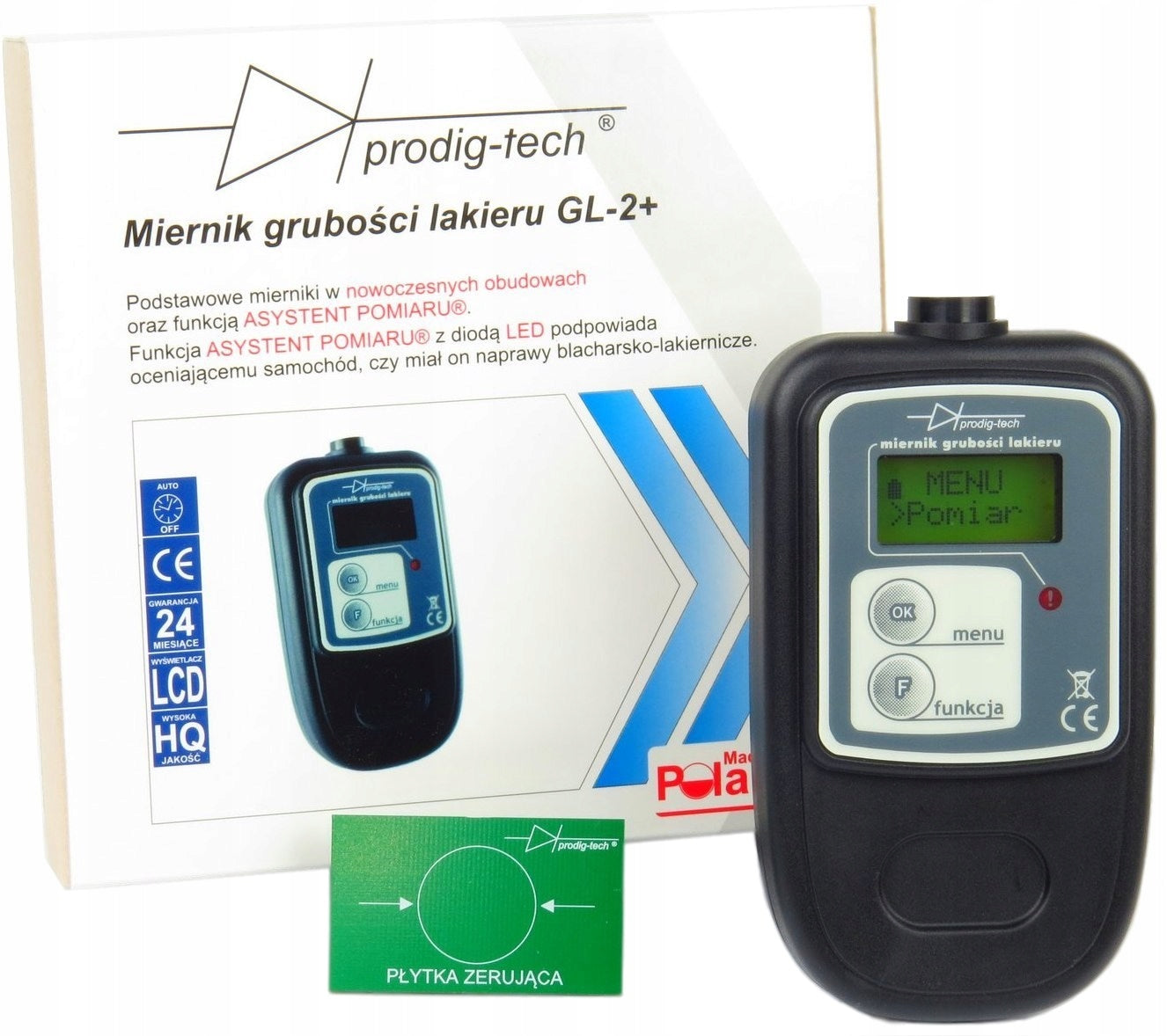 GL-2+ paint thickness gauge and tester