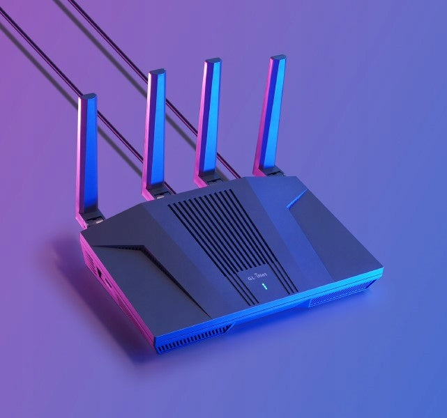GL.iNet Flint 2 GL-MT6000 WiFi Router 6 2x 2.5G VPN WireGuard 4xEthernet Manufacturer code B0CP7S3117