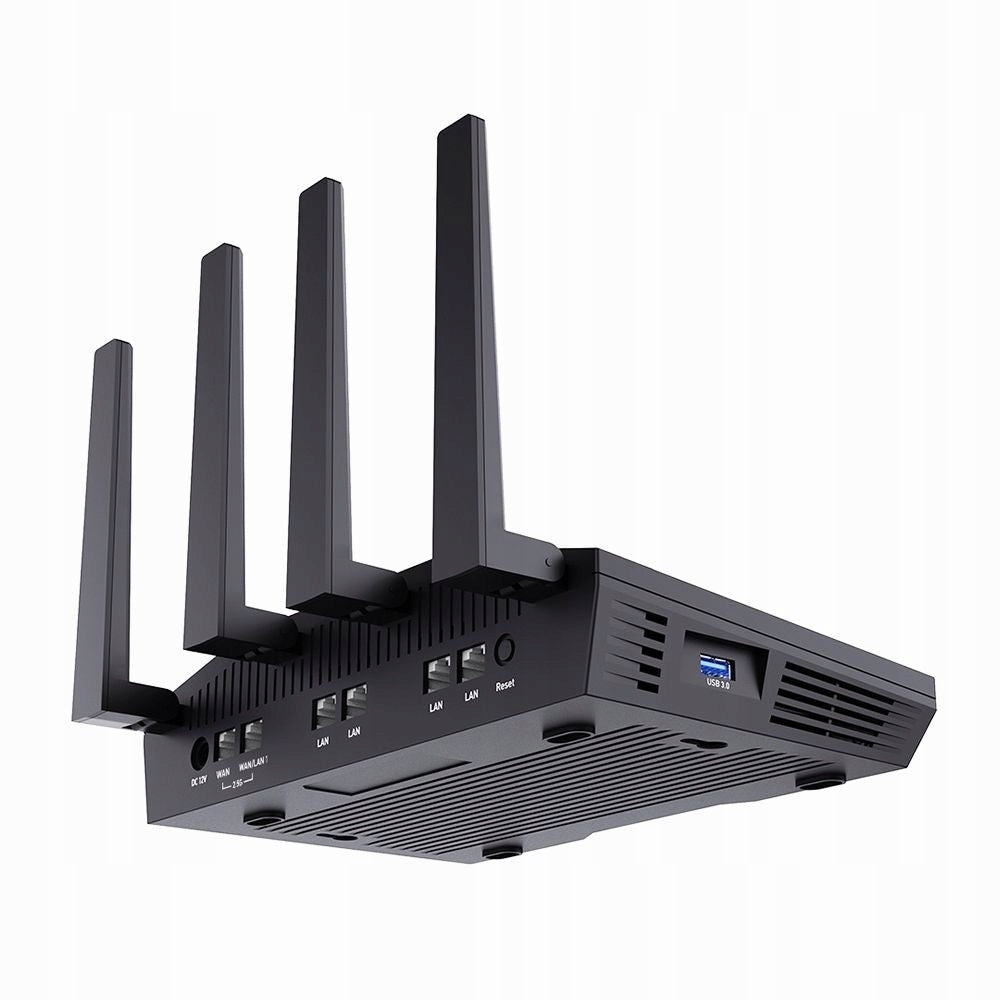 GL.iNet GL-MT6000 Flint 2 WiFi 6 Router 802.11ax 2.5Gbps DFS VPN WPA3 AdGuard Manufacturer GL.iNet