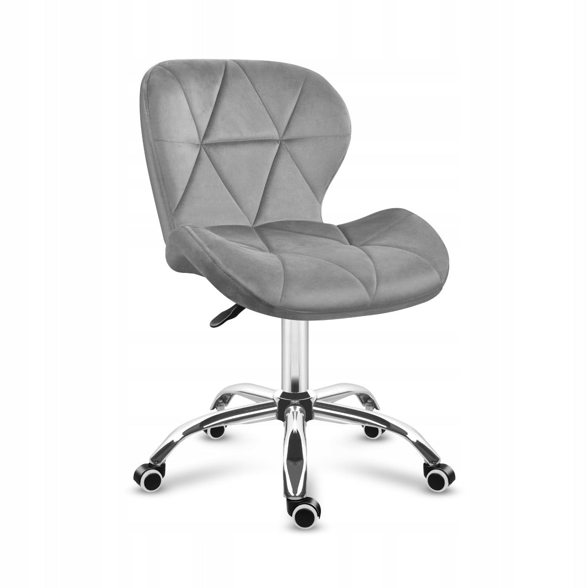 GLAM Grey Velvet Upholstered Office Chair for Living Room Manufacturer code MA-Future 3.0 Grey Velur