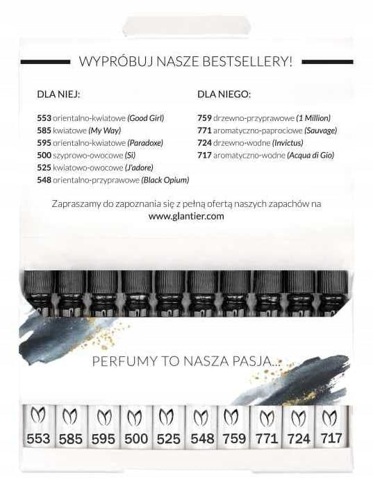GLANTIER SET TOP 10 - 10 pcs x 1,2 ml Packaging status original
