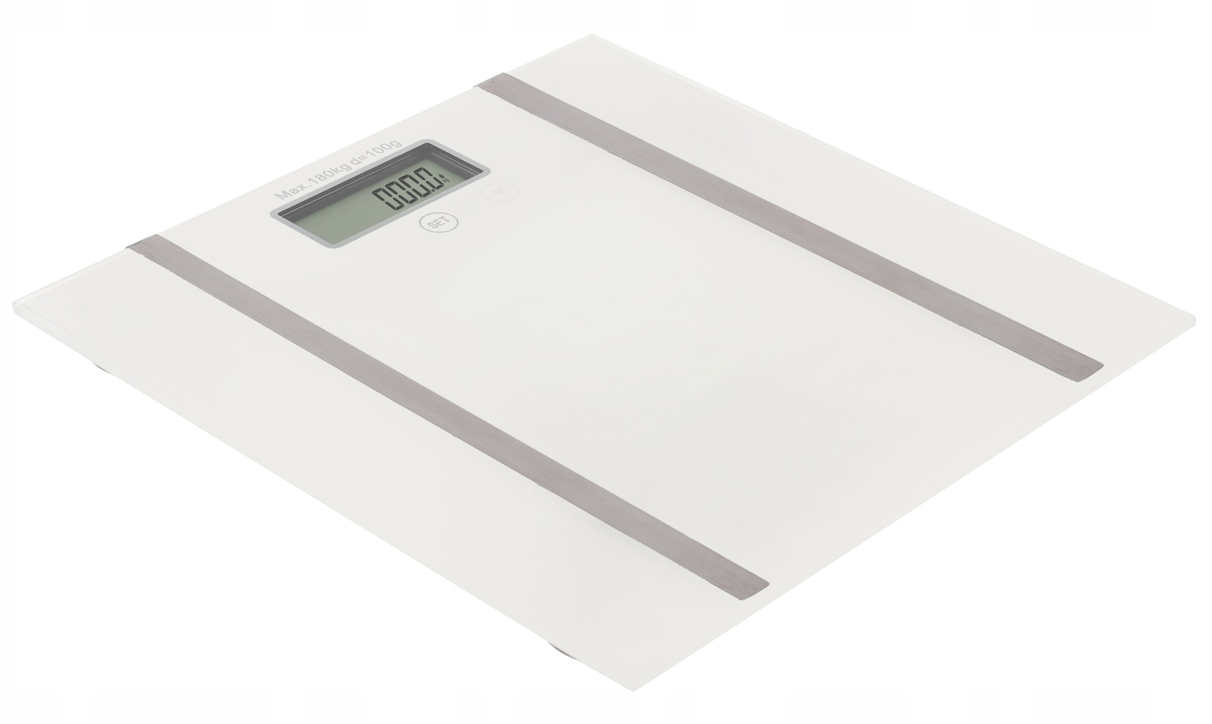 GLASS BATHROOM SCALE WITH ANALYZER 180KG BMI Brand ADLER