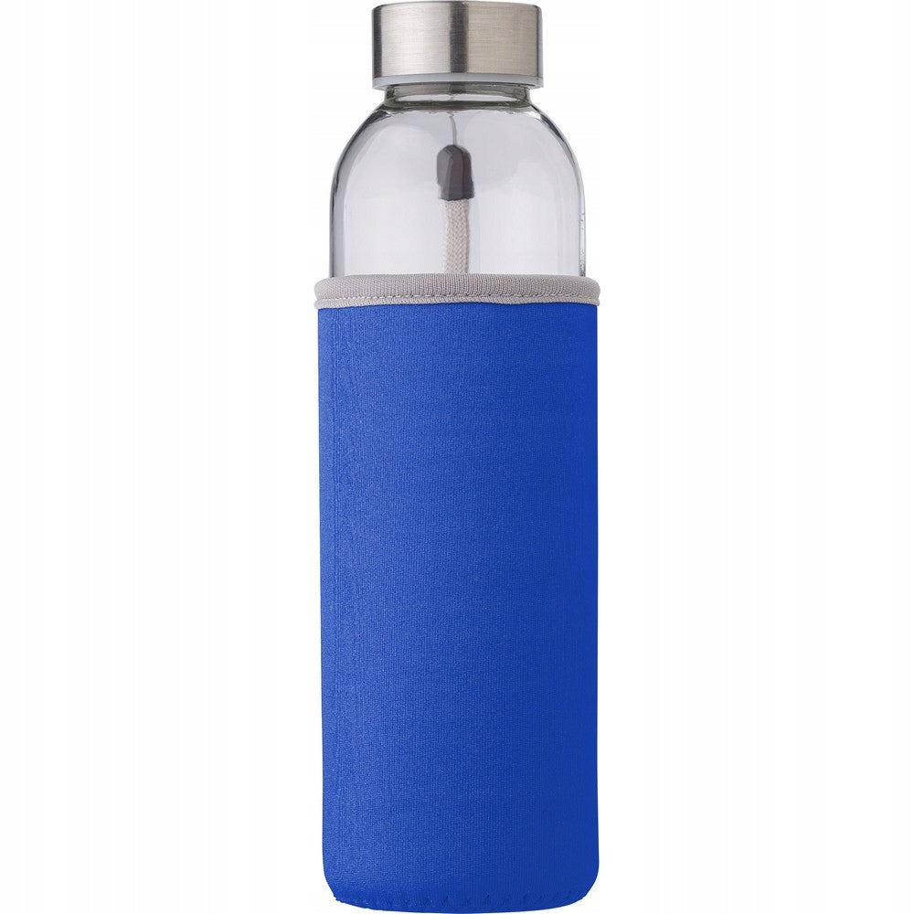 GLASS BOTTLE WATER bottle 500 ml IN A COVER