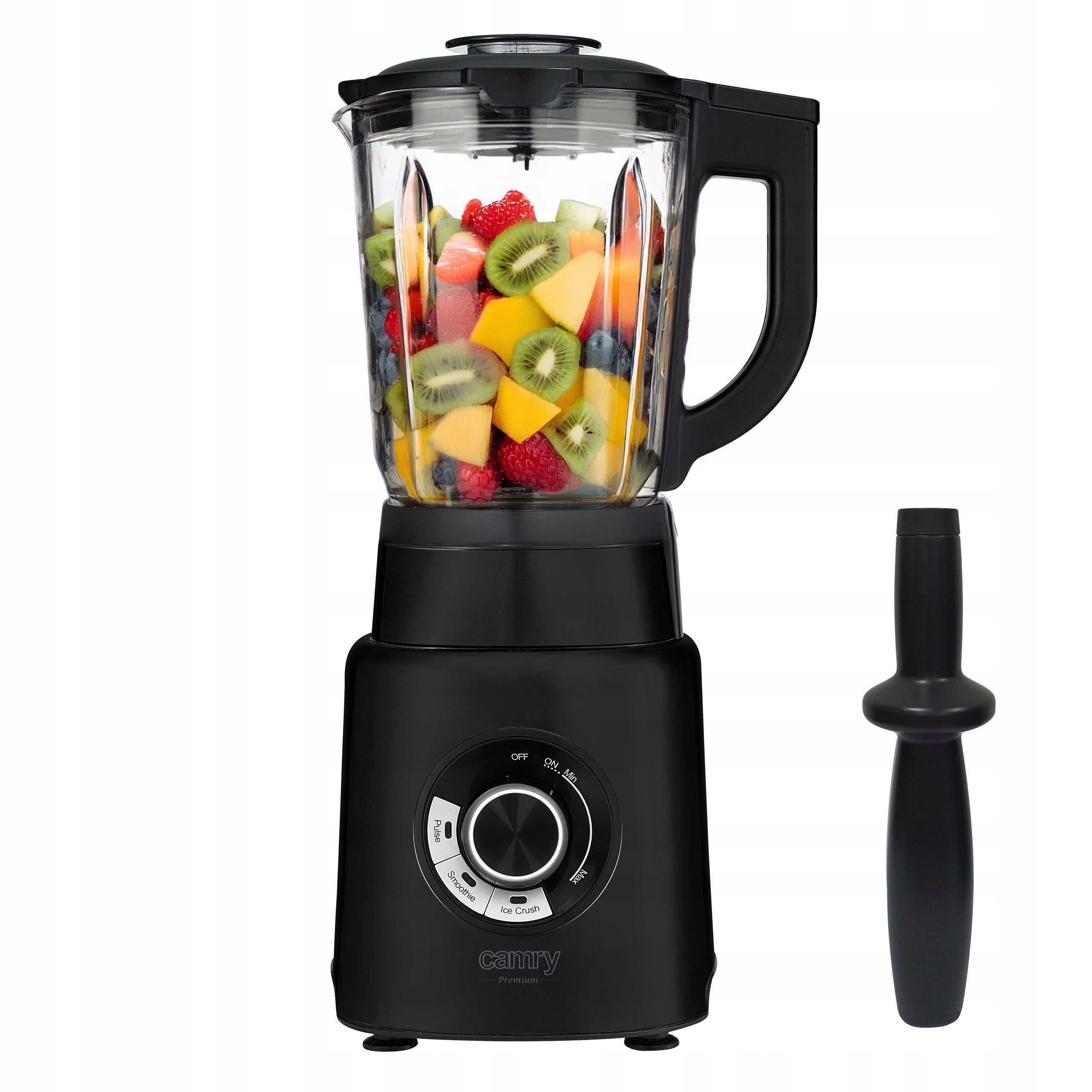 GLASS CUP BLENDER 1,7L SMOOTHIE COCKTAIL MIXER TITANIUM BLADES Packaging status original