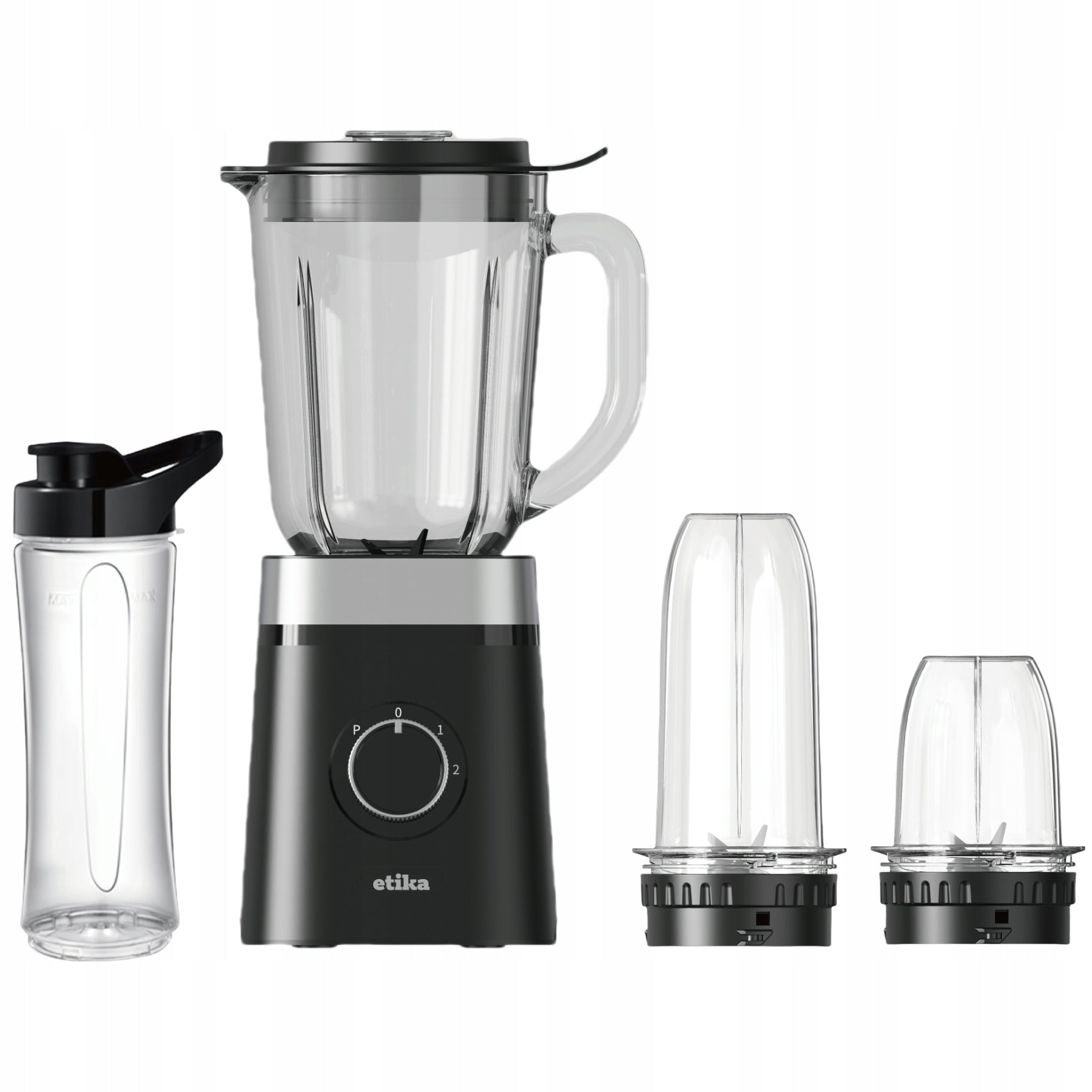GLASS CUP BLENDER FOR COCKTAILS SMOOTHIE GRINDER WATER BOTTLE LARGE 1500ML Packaging status original