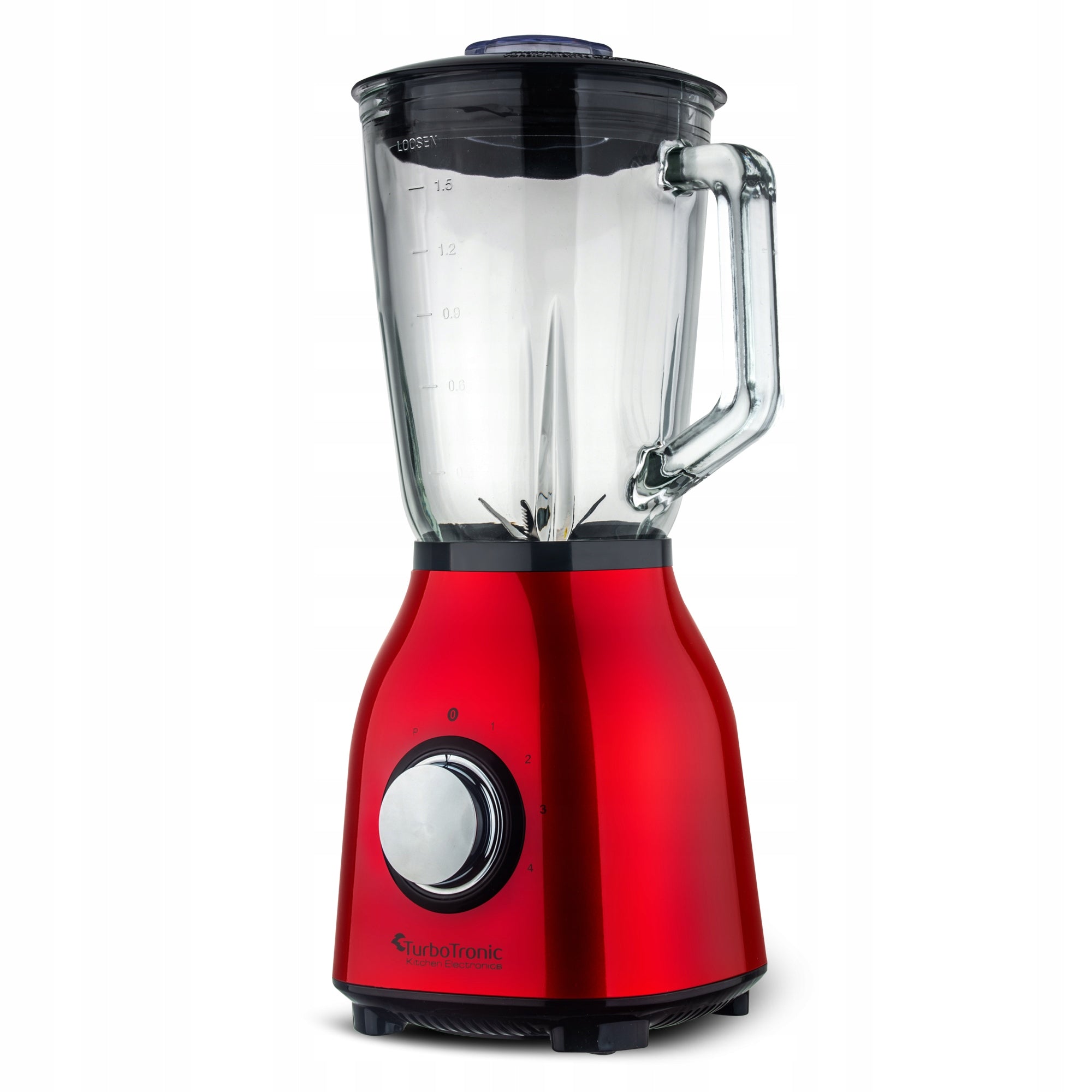 GLASS CUP BLENDER MAXC 1400W FOR CRUSHING ICE SMOOTHIE COCKTAILS Manufacturer code TT-BG6 RED