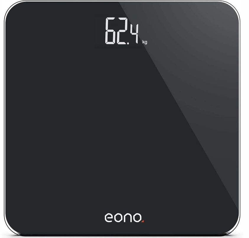 GLASS DIGITAL PERSONAL SCALE UP TO 180 KG AMAZON BRAND – EONO