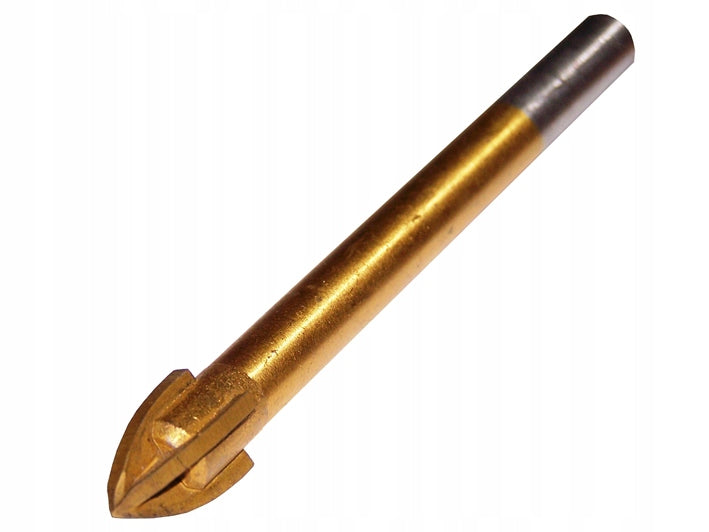 GLASS DRILL BIT CERAMIC STONEWARE TITANIUM TILES 6 mm