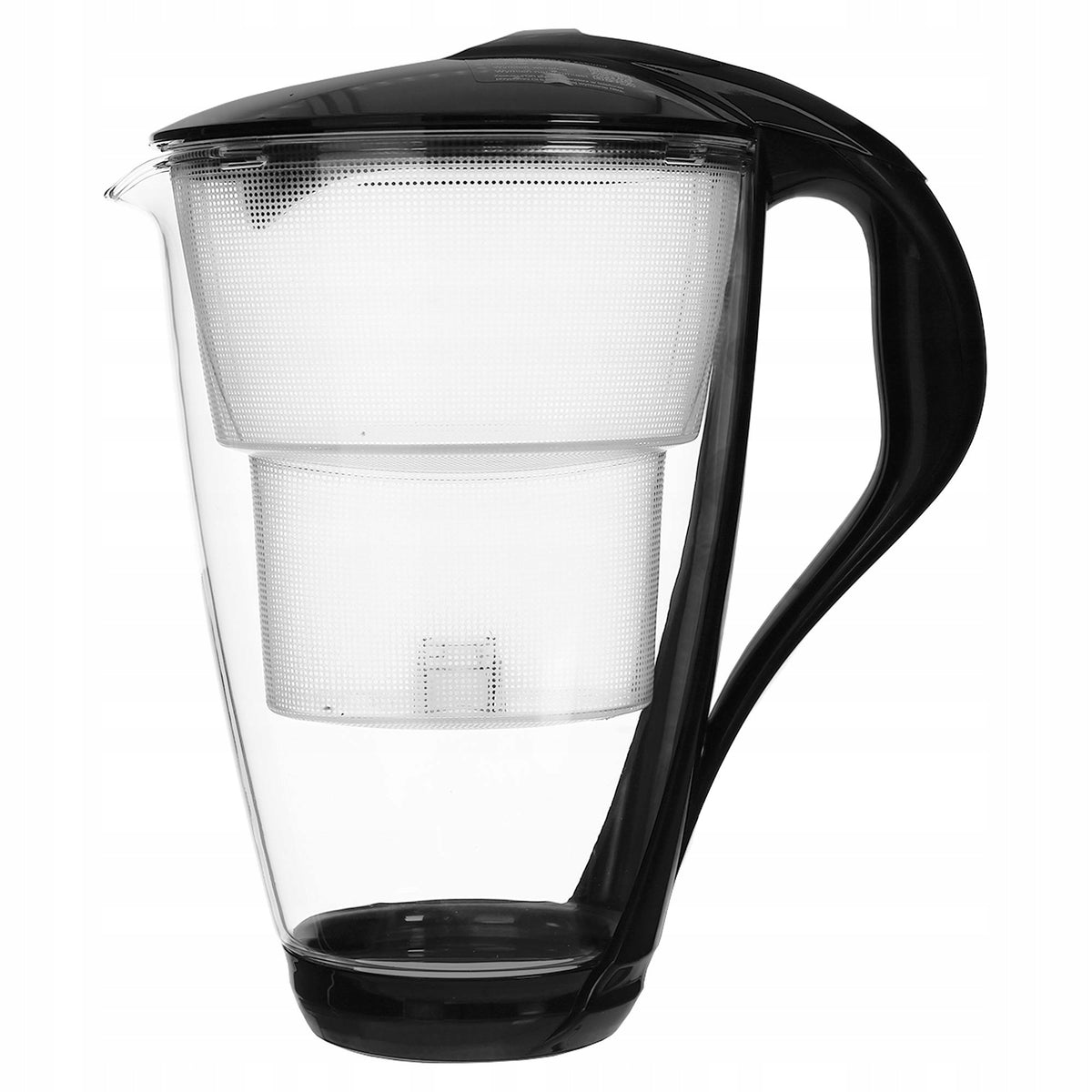 GLASS JUG DAFI UNIMAX LED black + 5x CARTRIDGE Packaging status original