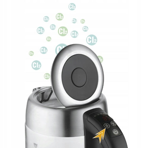 GLASS KETTLE 1,7L 2200W TEMPERATURE CONTROL BACKLIGHT Certificates of conformity CE