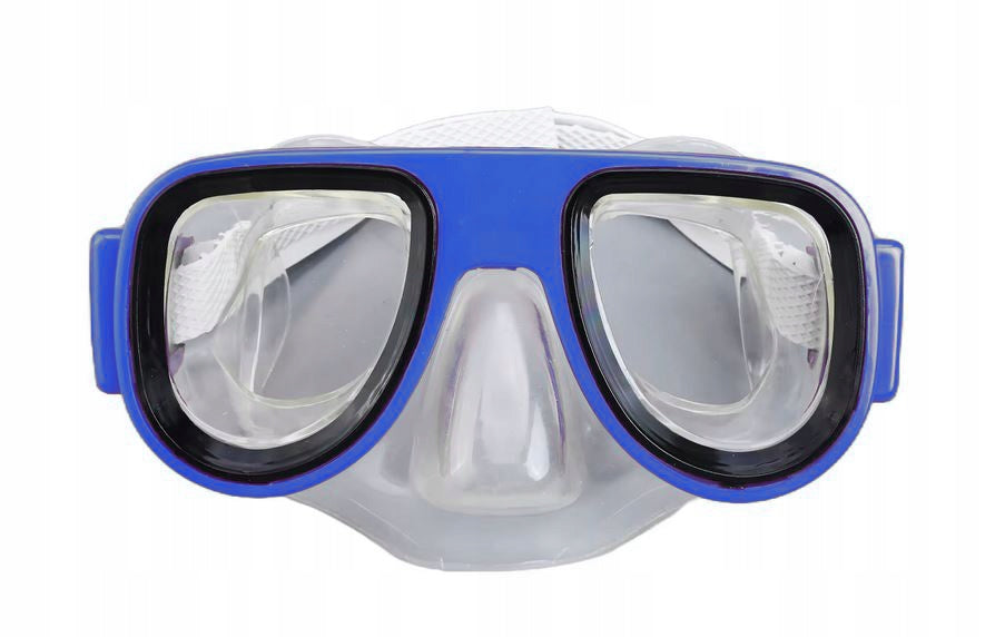 GLASSES DIVING MASK SWIMMING GOGGLES FOR CHILDREN JUNIOR Color blue