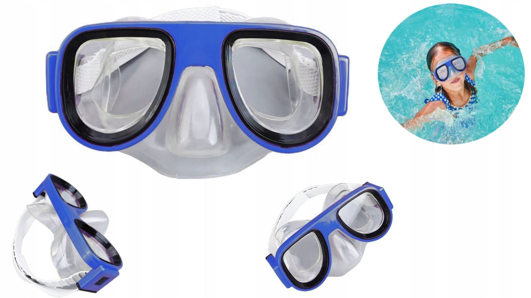 GLASSES DIVING MASK SWIMMING GOGGLES FOR CHILDREN JUNIOR