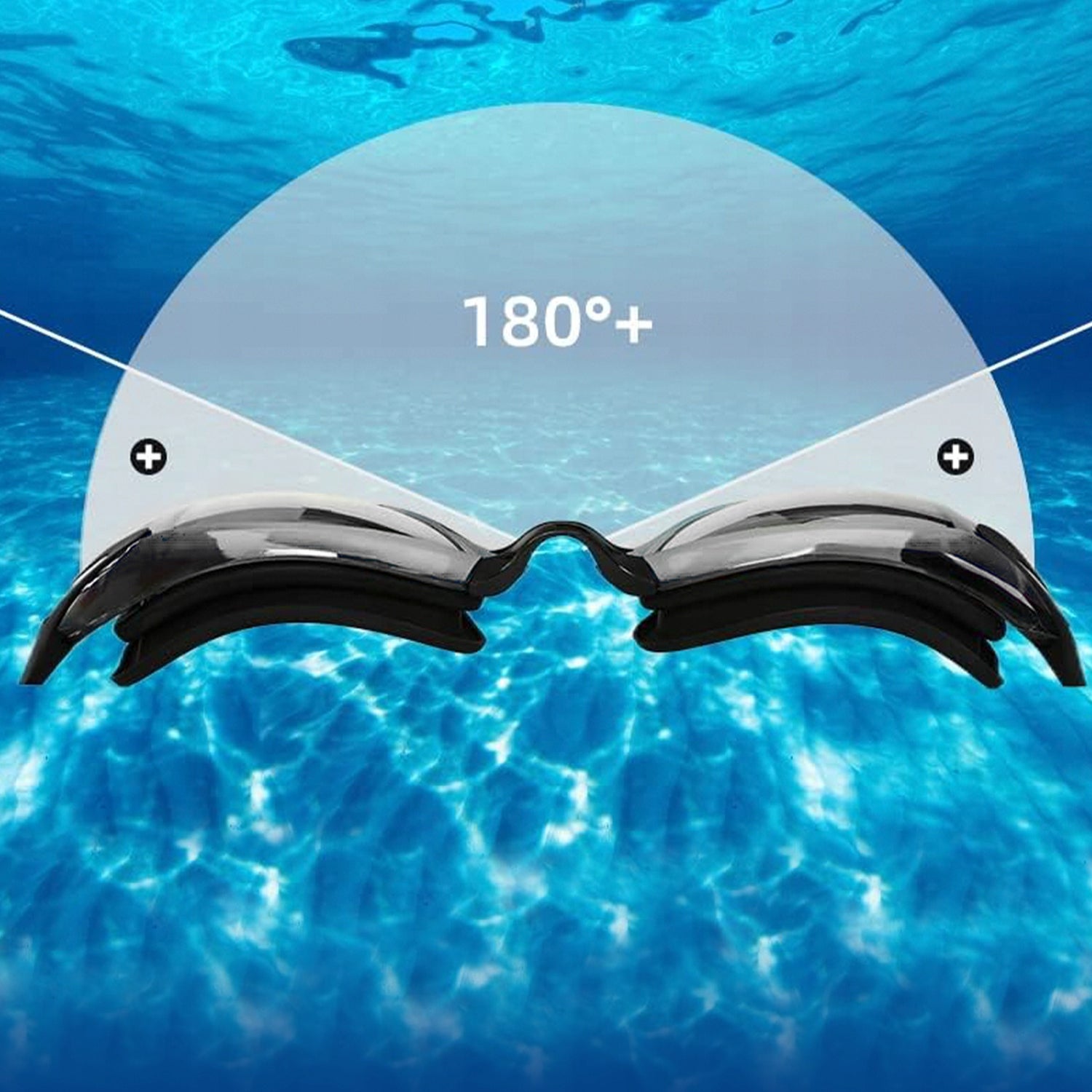 GLASSES SWIMMING GOGGLES EASY POOL CLOSURE FOR SWIMMING ANTI-FOG PRO Manufacturer code na plażę regulowane do pływania