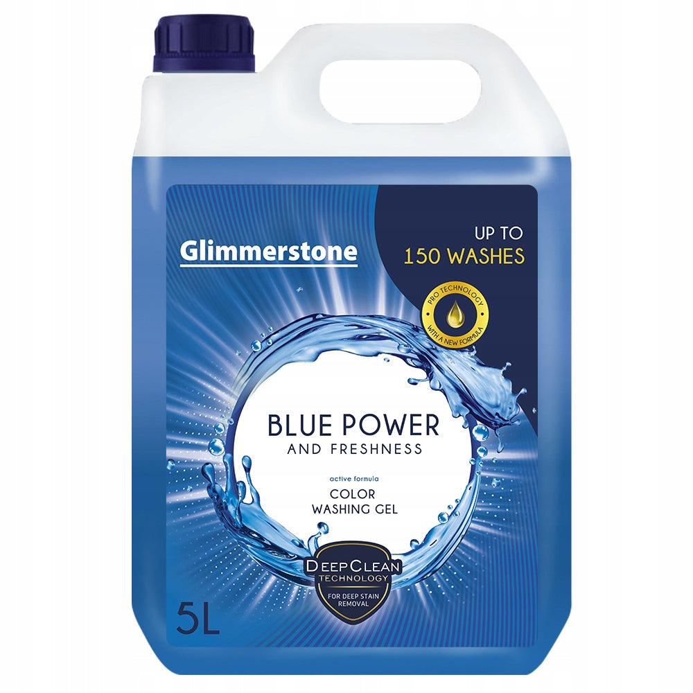GLIMMERSTONE BLUE WASHING GEL COLOR 5L 150 WASHES Brand Glimmerstone