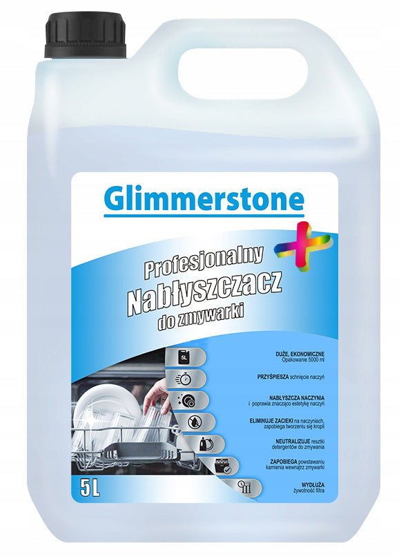 GLIMMERSTONE RINSE AID DISHWASHER LIQUID 5L PREMIUM RINSE AID Manufacturer code Niemcy