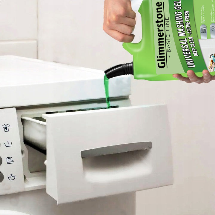 GLIMMERSTONE UNIVERSAL GEL WASHING LIQUID 5L 150 WASHES - NEW QUALITY Packaging status original