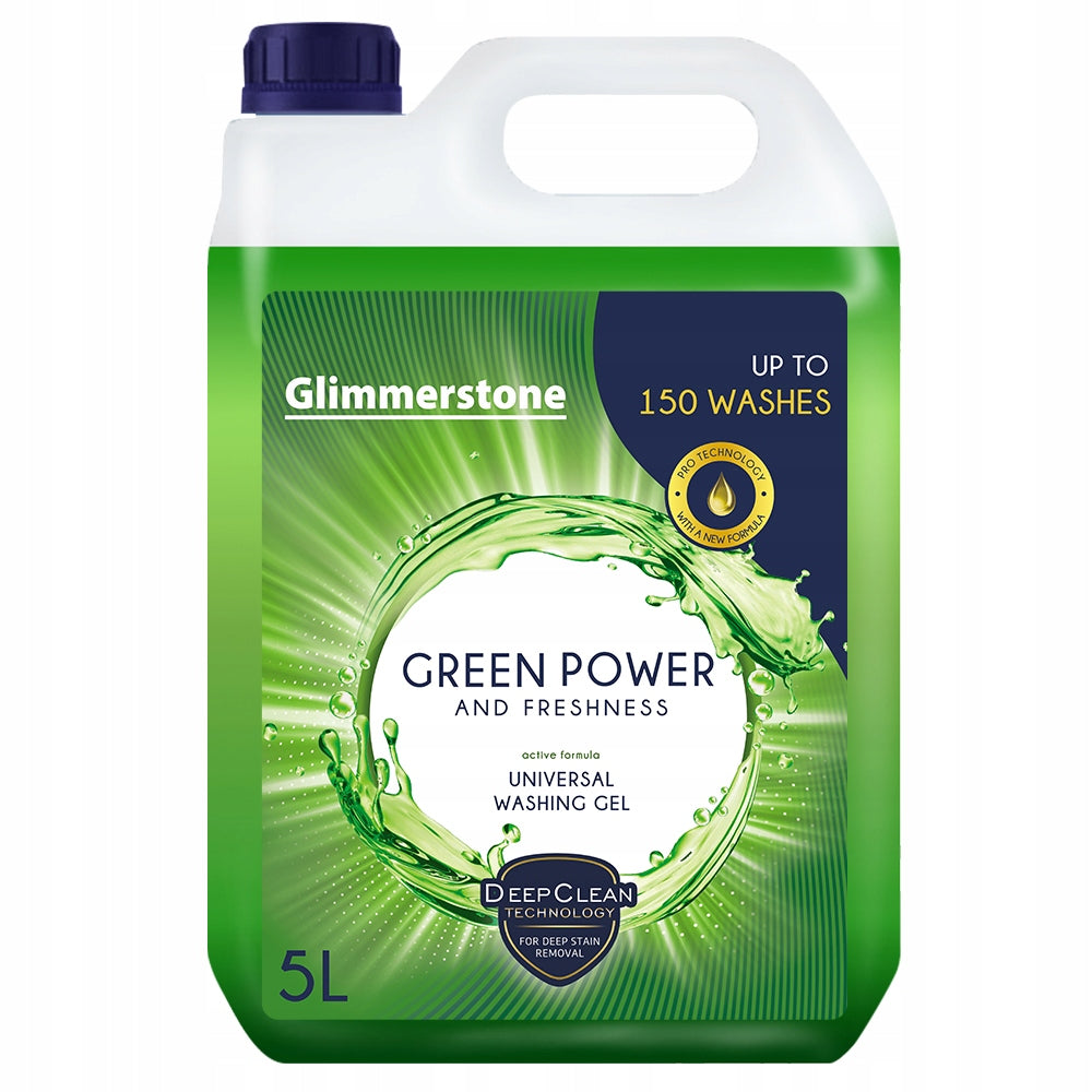 GLIMMERSTONE UNIVERSAL WASHING GEL 5L 150 WASHES Brand Glimmerstone