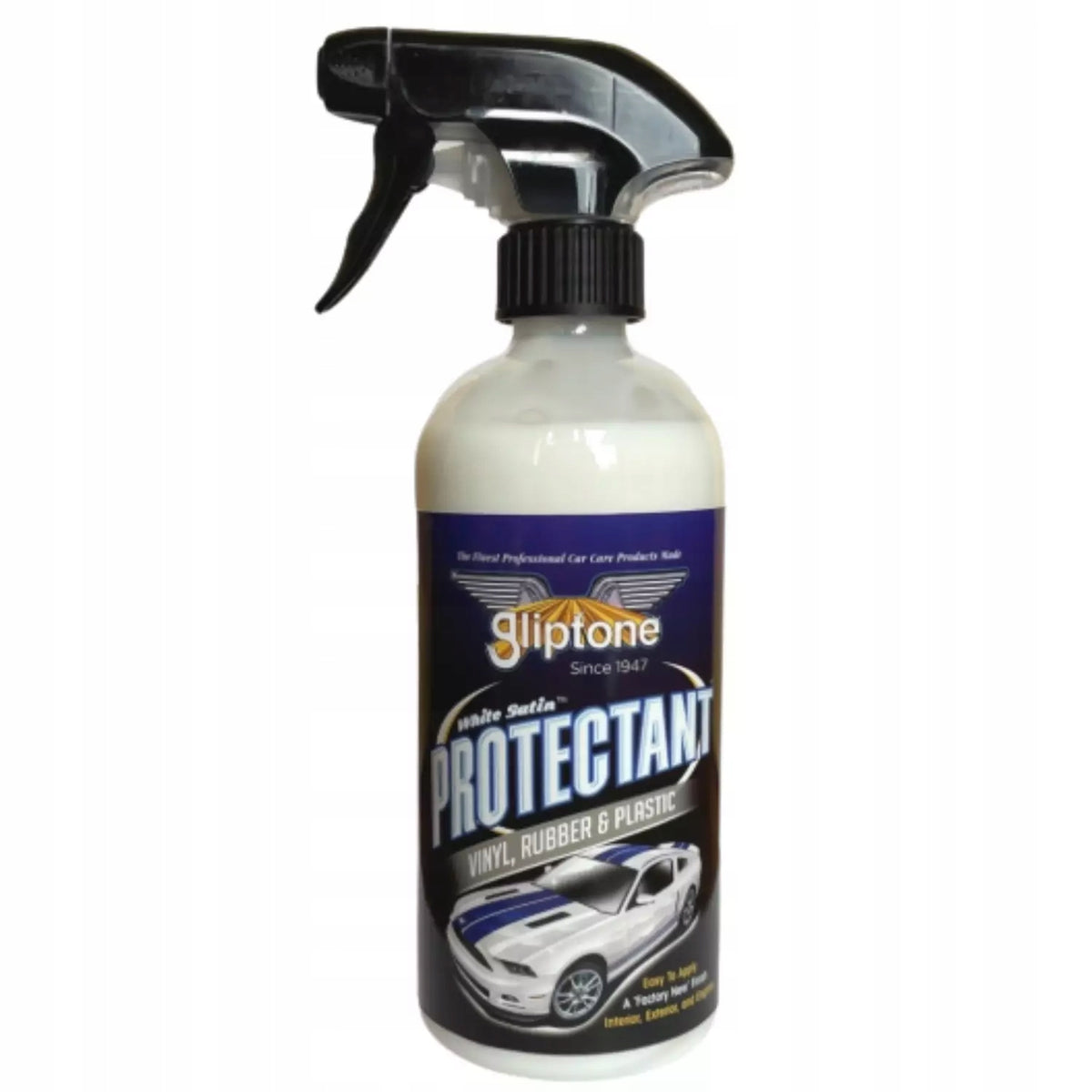 GLIPTONE White Satin Dressing 500ml - dressing for plastics, rubber and vinyl