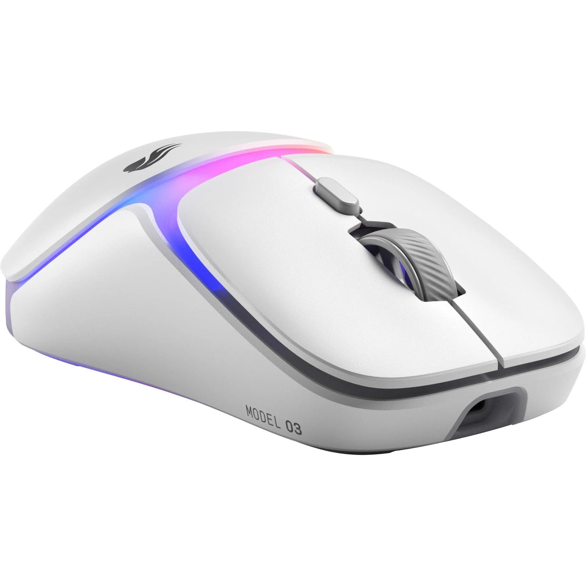 GLORIOUS Gaming Model O3 Wireless RGB White Mouse, InfinitePlay Manufacturer code O3 Wireless