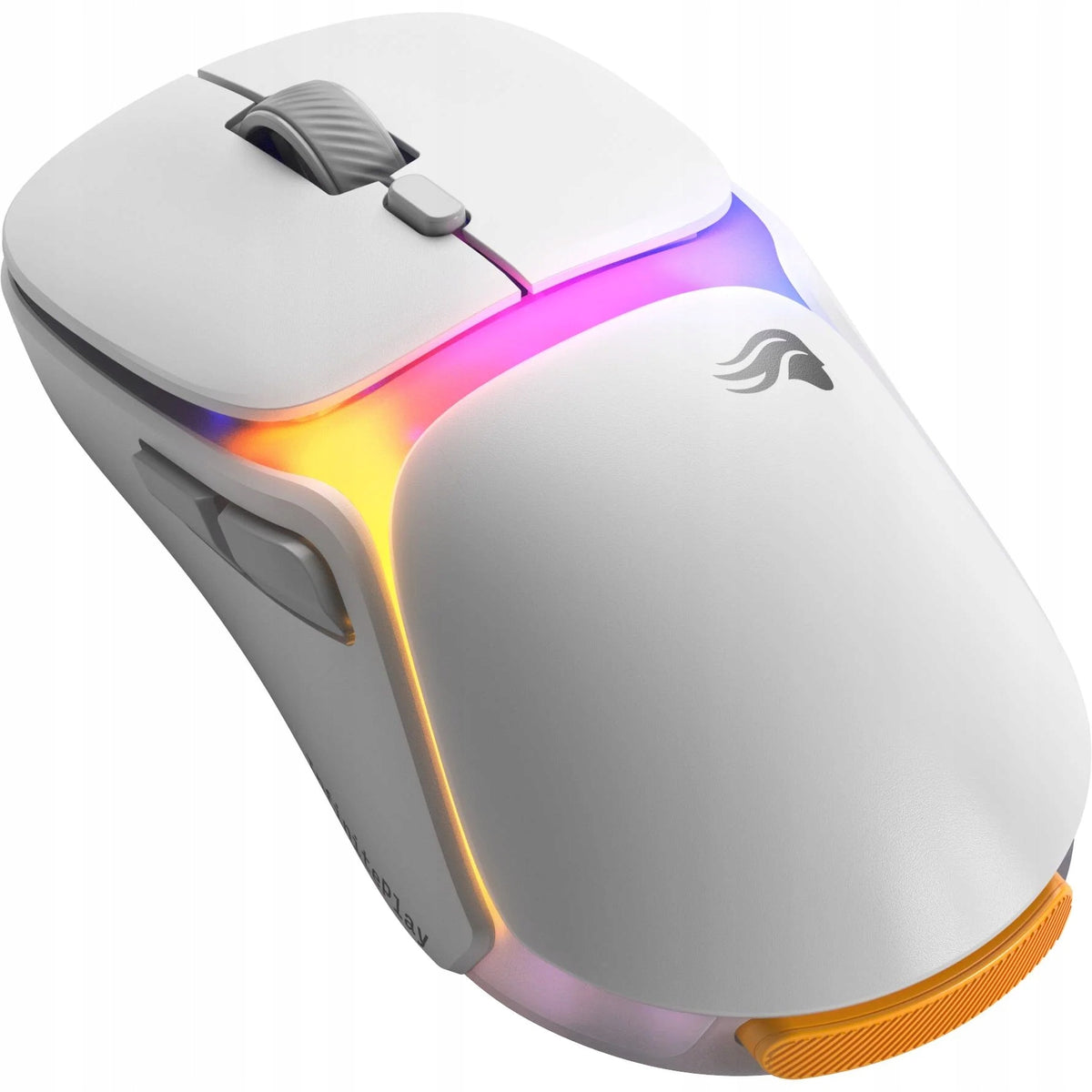 GLORIOUS Gaming Model O3 Wireless RGB White Mouse, InfinitePlay