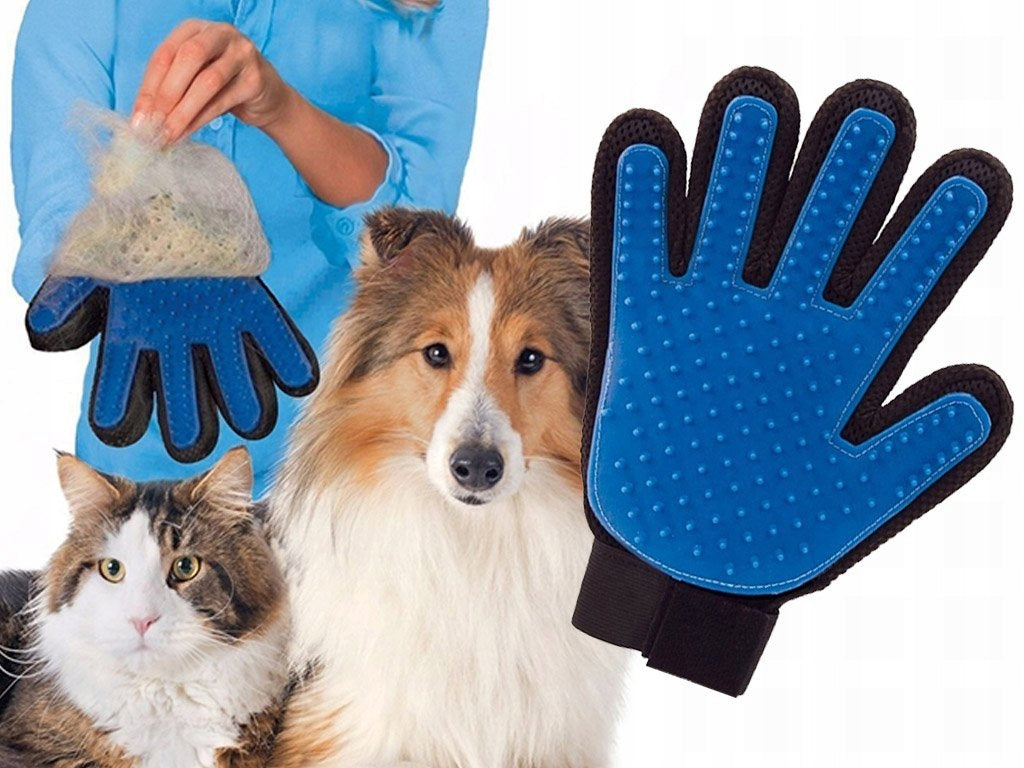 GLOVE BRUSH FOR COMBING CAT DOG HAIR - T0207 Brand Tulmero