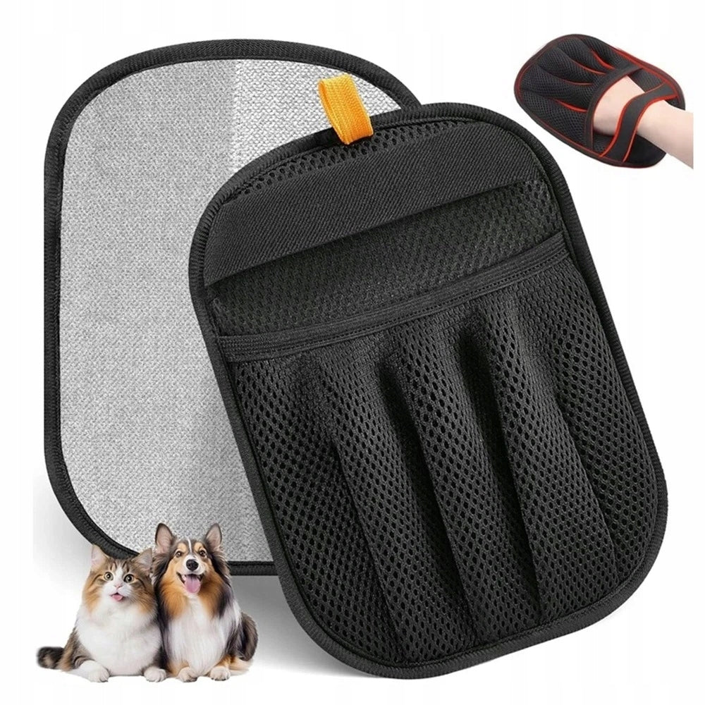 GLOVE FOR COLLECTING HAIR REMOVAL FROM CLOTHES OF SOFA FURNITURE FOR COMBING