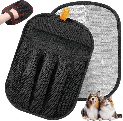 GLOVE FOR REMOVING CAT DOG HAIR COLLECTION FROM CLOTHING FURNITURE
