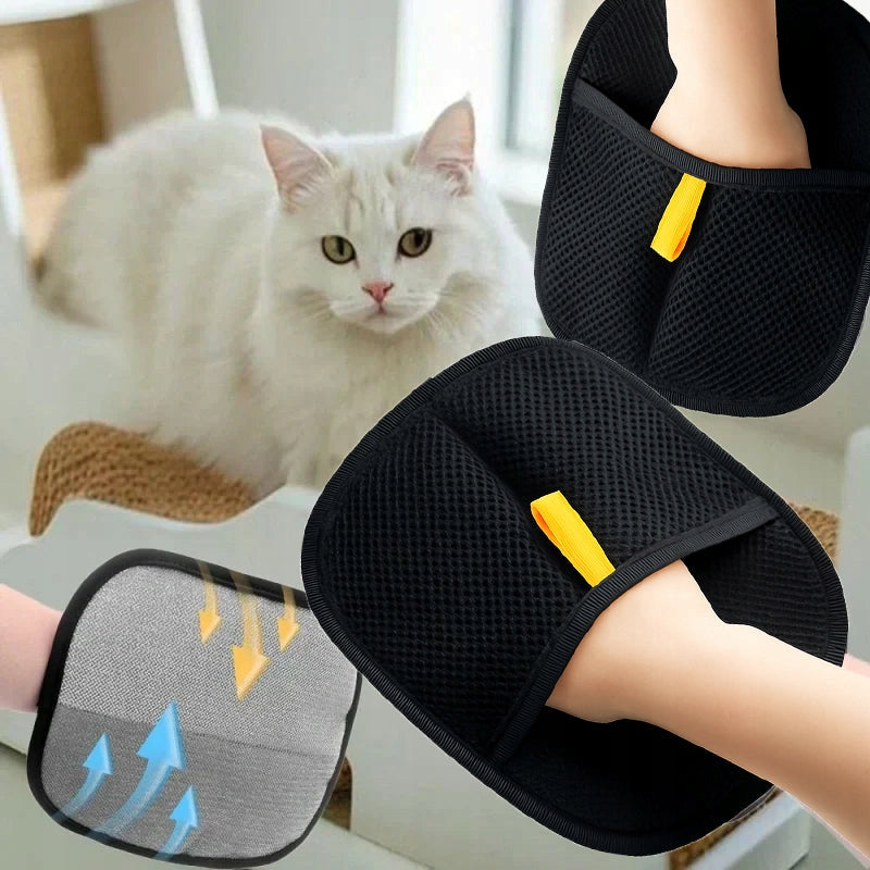 GLOVE FOR REMOVING PET HAIR - CATS AND DOGS Packaging status original