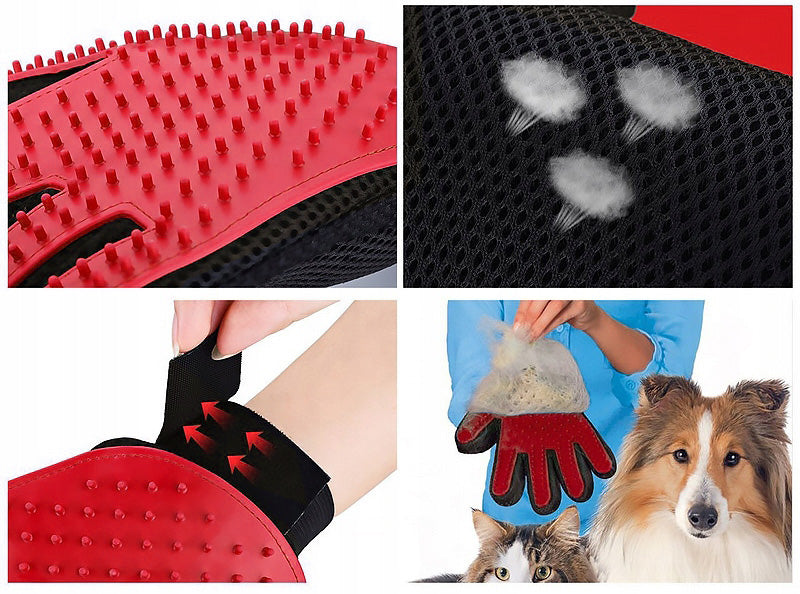 GLOVE HAIR BRUSH SHEARING STROKING FOR CAT DOG COMB Manufacturer code RKWzpred
