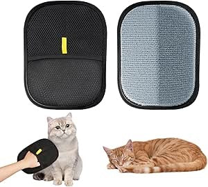 GLOVES FOR REMOVING PET HAIR, REUSABLE.