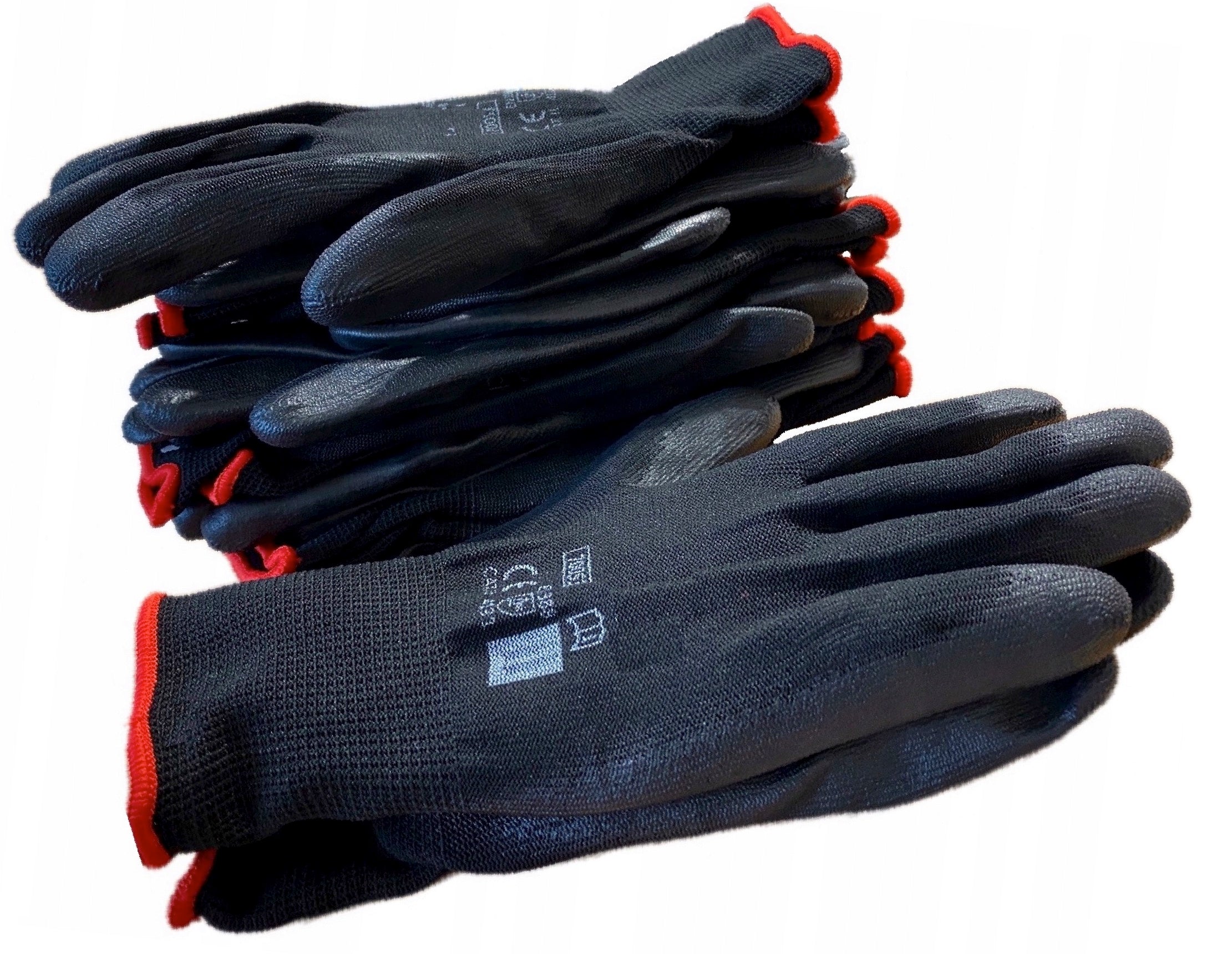 GLOVES WORK gloves POLYURETHANE PU 10par SET Medical device no