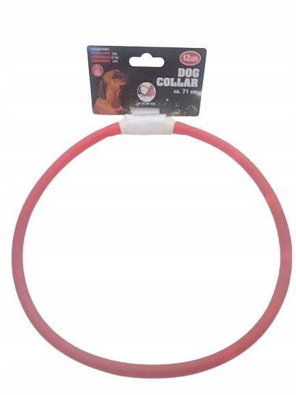 GLOWING COLLAR LED FOR DOG 70 cm silicone 75 Packaging status original