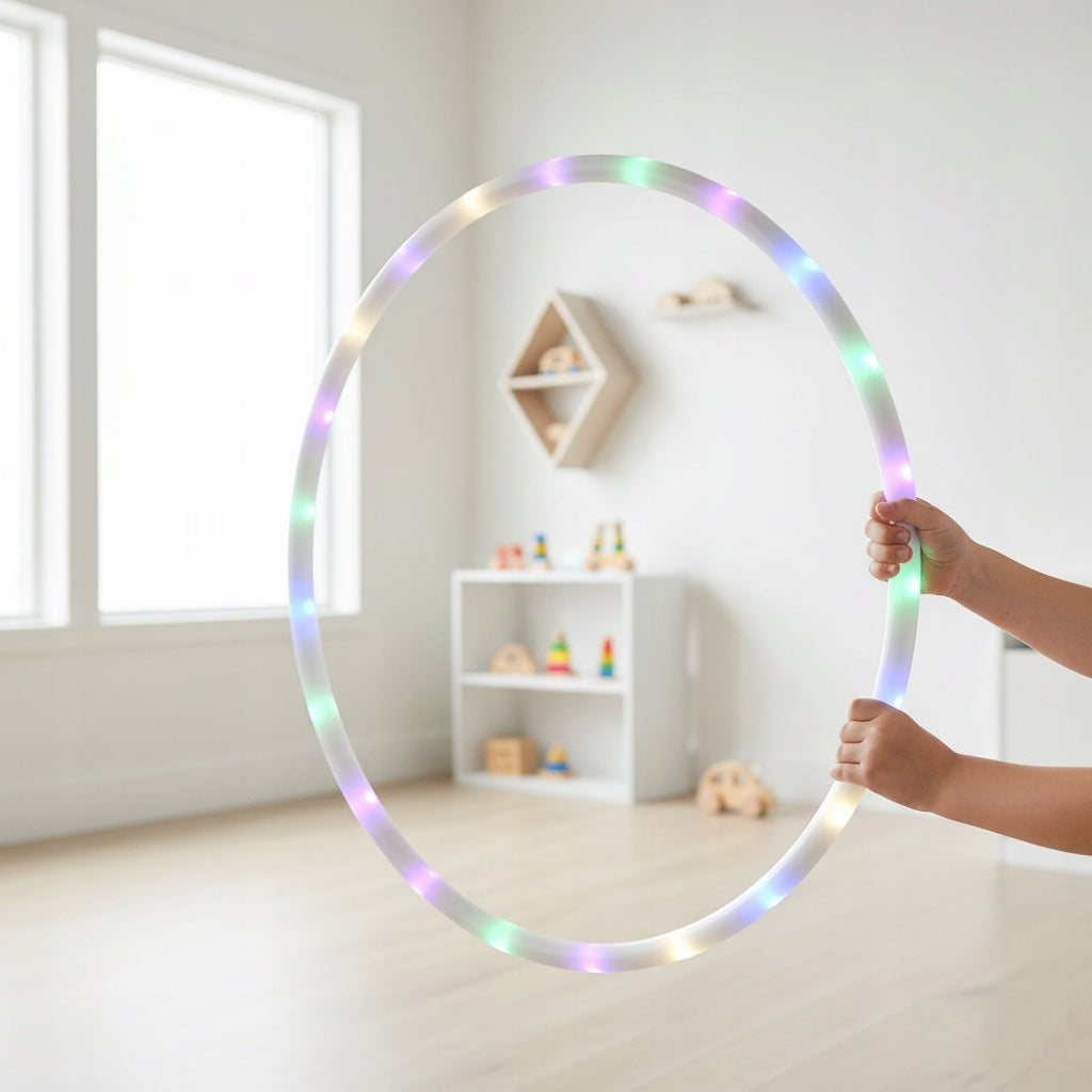 GLOWING HULA HOOP CIRCLE 70CM HOOP SCHOOL KINDERGARTEN FITNESS GYMNASTICS Manufacturer code D45340