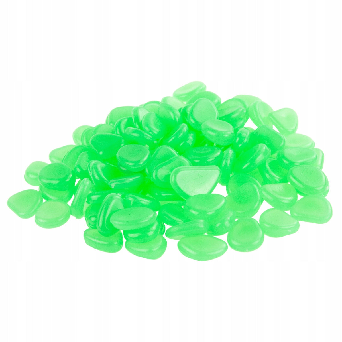 GLOWING STONES FLUORESCENT PEBBLES 100PCS DECORATIVE FOR GARDEN Manufacturer Martom