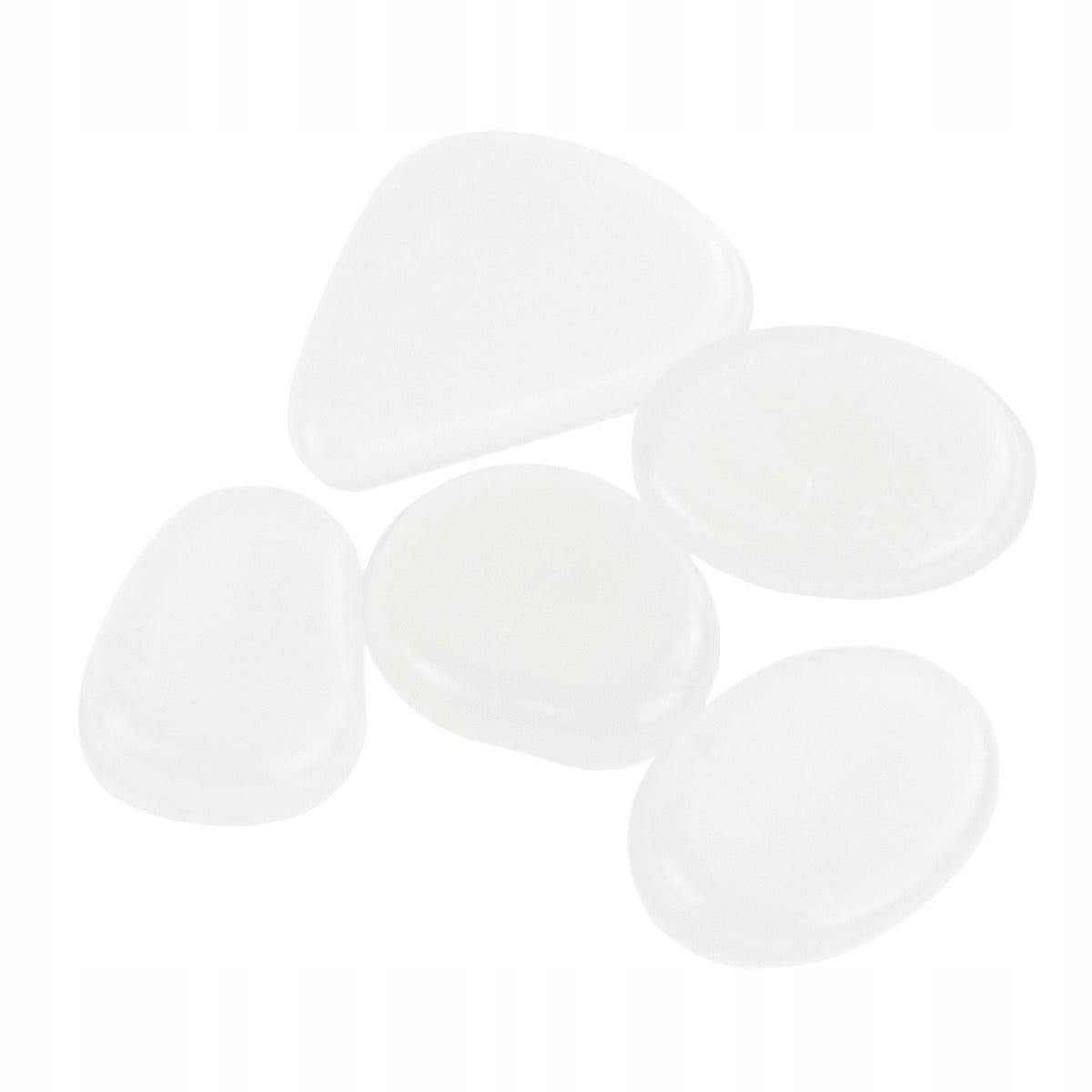 GLOWING STONES FLUORESCENT PEBBLES 100PCS WHITE DECORATIVE PEBBLES Packaging status original
