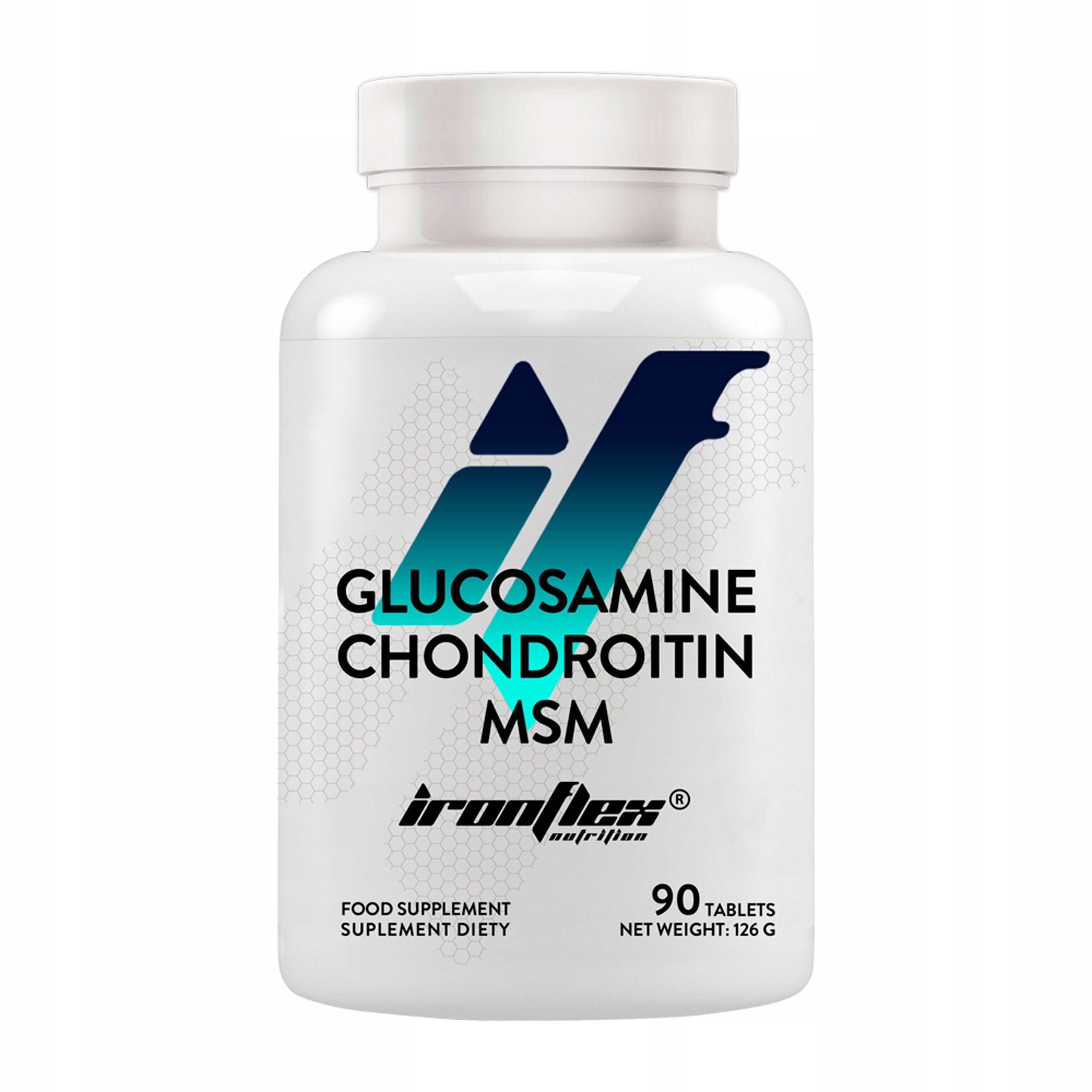 GLUCOSAMINE CHONDROITIN MSM 90 tabletS SUPPORT FOR JOINTS BONES IRONFLEX