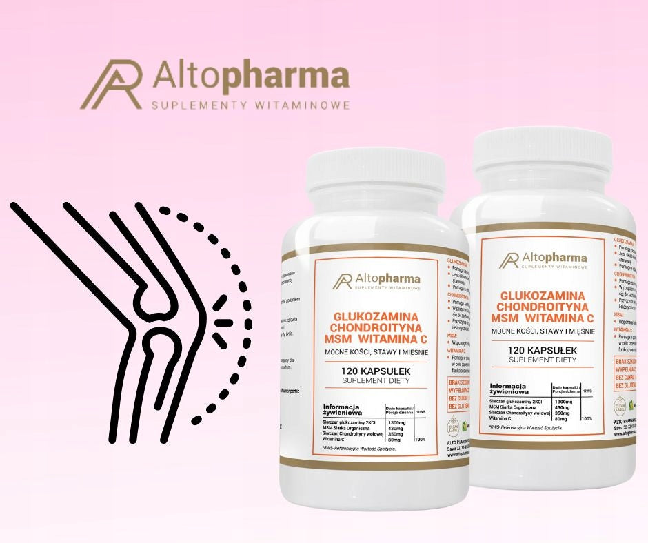 GLUCOSAMINE CHONDROITIN MSM VITAMIN C JOINTS 2x120 Expiration date not specified