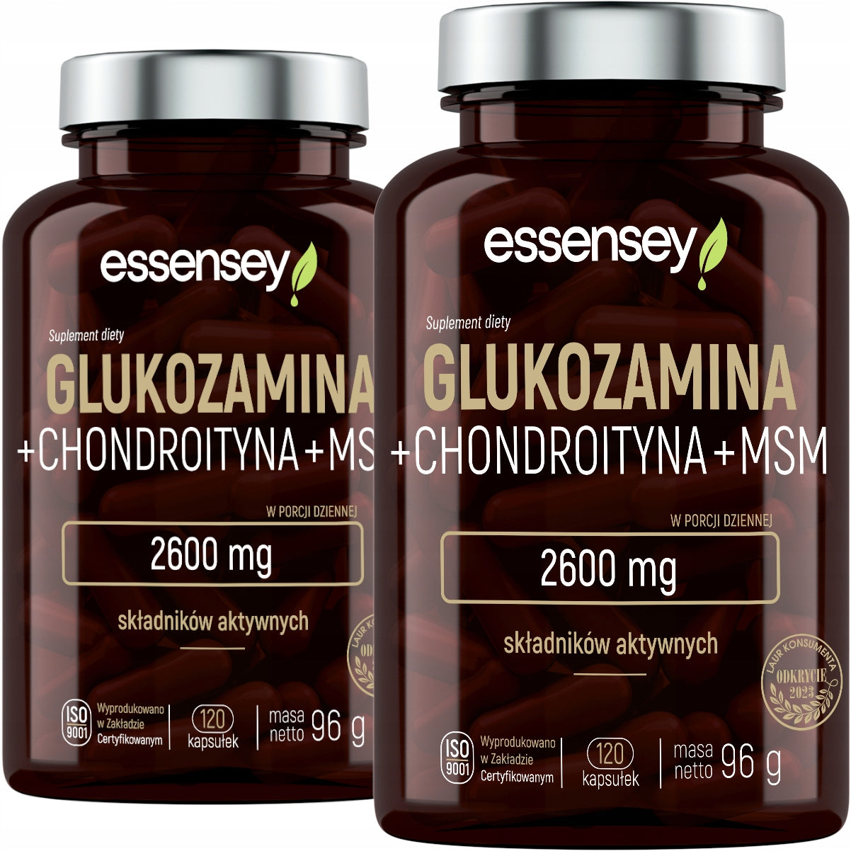 GLUCOSAMINE + CHONDROITIN SULFATE + MSM 2600MG FOR SENIOR ATHLETES