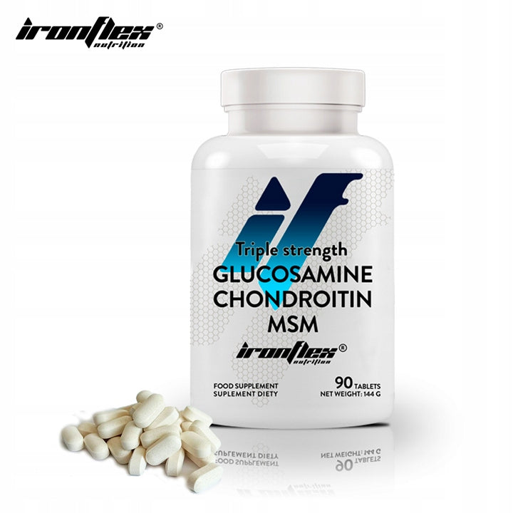 GLUCOSAMINE Chondroitin MSM IronFlex 90 tablets Complex for joints Bones Medical device no