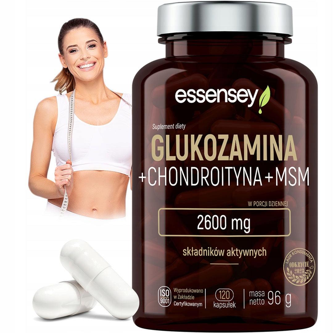 GLUCOSAMINE Complex for Strong Joints and Bones + CHONDROITIN + MSM 2600MG