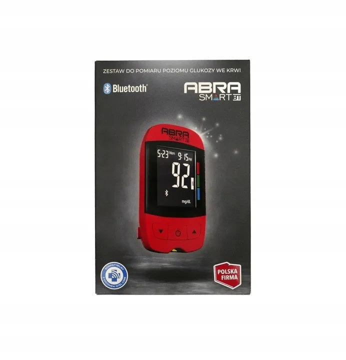 GLUCOSE METER ABRA SMART BT RED