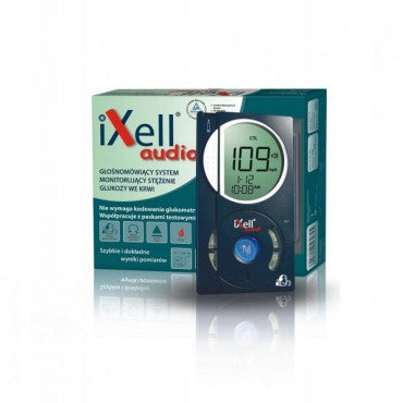 GLUCOSE METER IXELL AUDIO mg/dl SET - DISTRIBUTION Poland