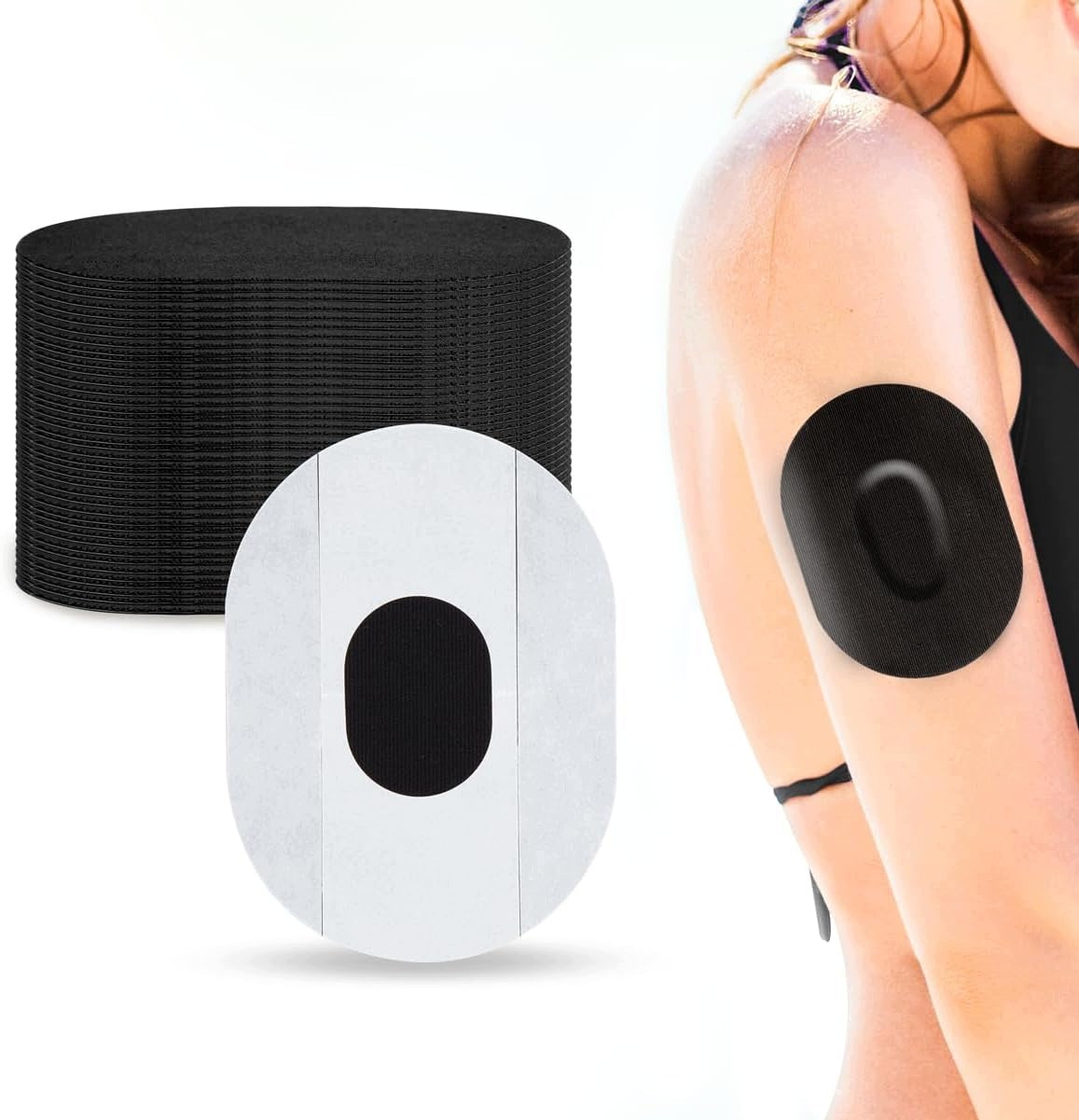 GLUCOSE METER SENSOR PATCHES 40 PCS WATERPROOF SELF-ADHESIVE