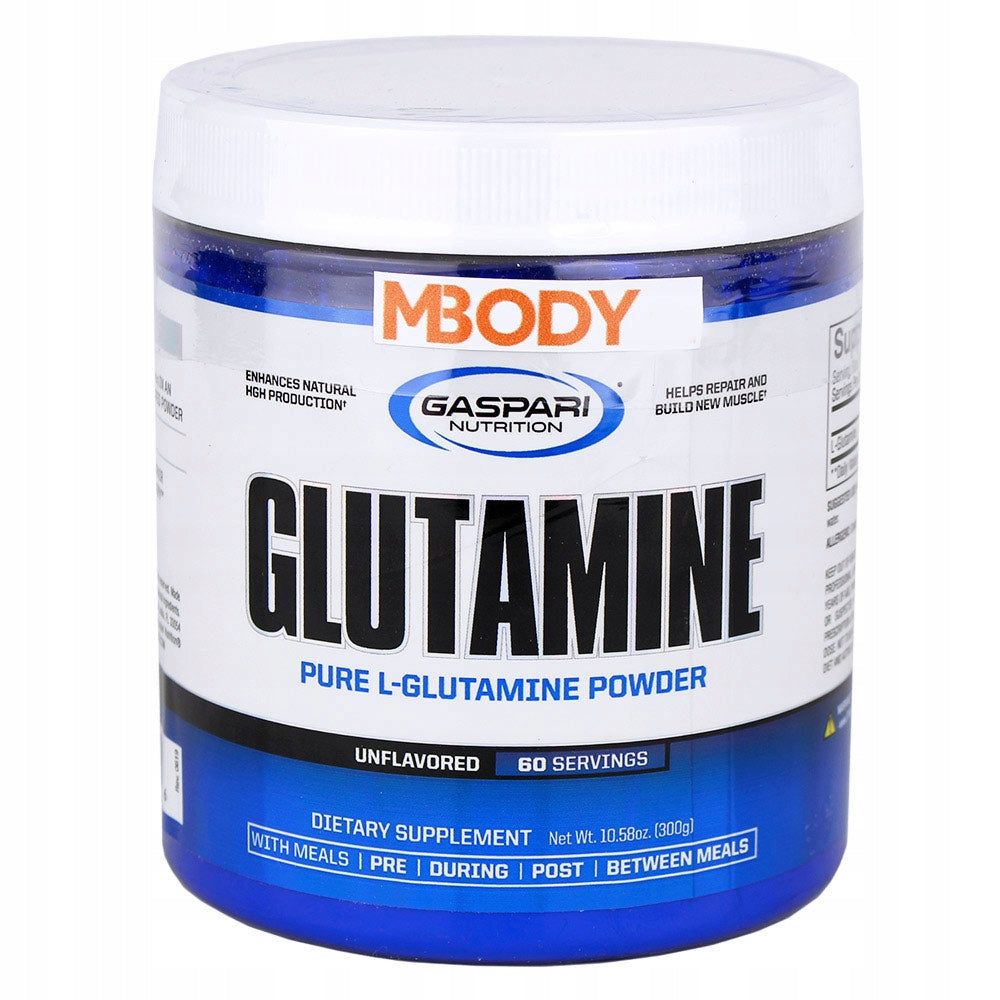 GLUTAMINE - GASPARI NUTRITION PURE POWDER 300G | REGENERATION | TASTELESS
