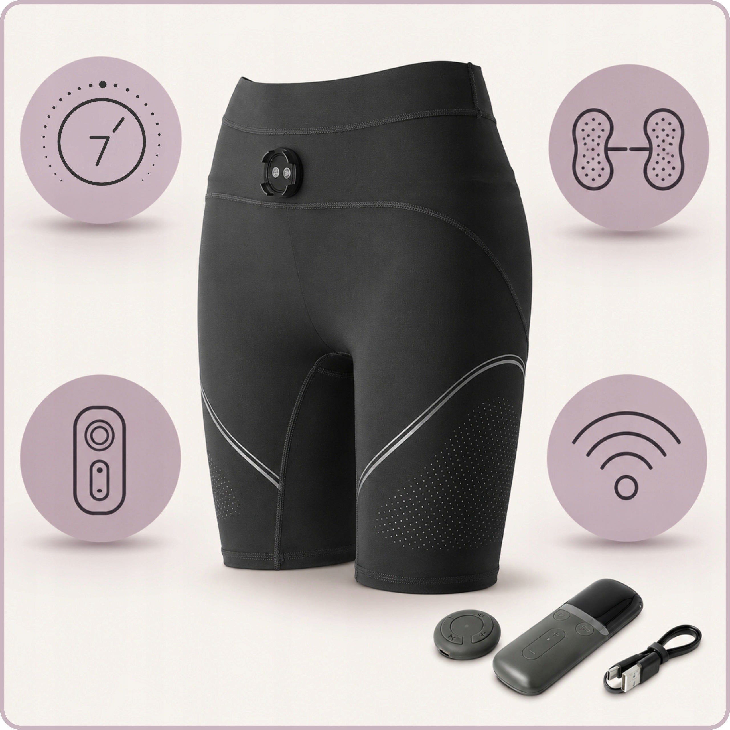 GLUTEAL MUSCLE ELECTROSTIMULATOR EMS LEGGINGS VONMIE L1 SLIMMING Medical device no